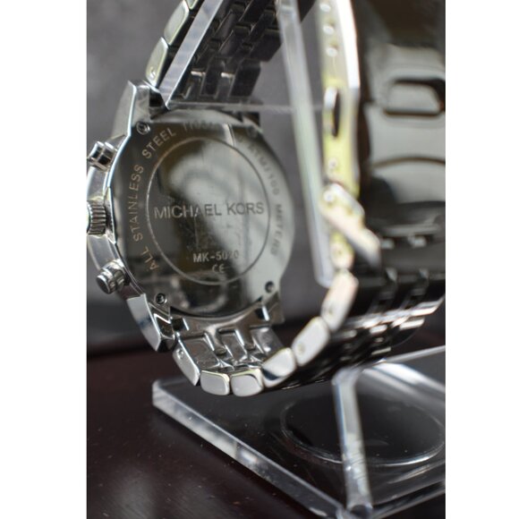 Michael Kors Women’s Chronograph Mother of Pearl Dial Stainless Steel Time Piece - Picture 6 of 16